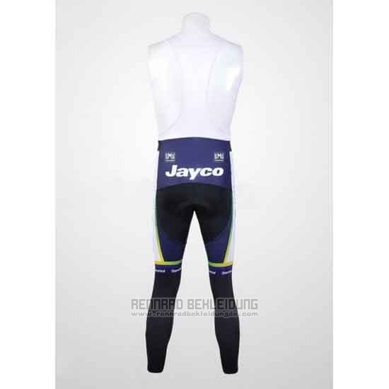 2012 Fahrradbekleidung GreenEDGE Champion Oceania Trikot Langarm und Tragerhose